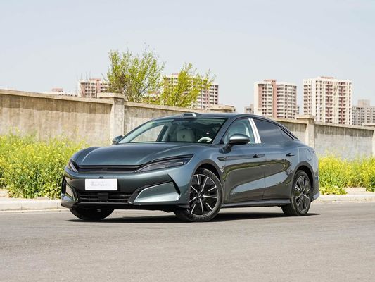 Qualidade  2025 Powerful Han L BYD Electric Vehicle with Max Power 500 KW and Leather Rudder 1000V High Voltage Fast Charging fábrica