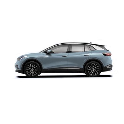 No automóvel conservado em estoque EV SUV Volkswagen ID4 X auto estacionando 600 quilômetros de escala para a família