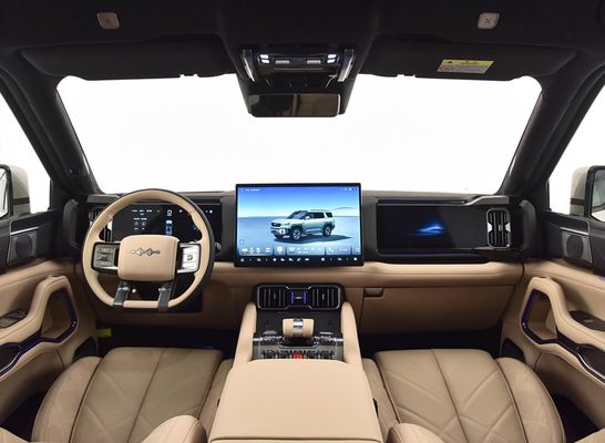 Capacidade de assentos para 7/6 e tração nas quatro rodas BYD Hybrid Electric Vehicle Leopard 8 Luxury SUV