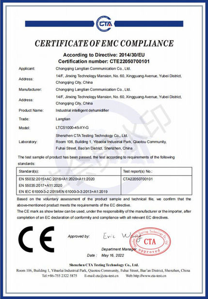 China Chongqing Senkai Automobile Sales &amp; Service Co., Ltd. Certificações